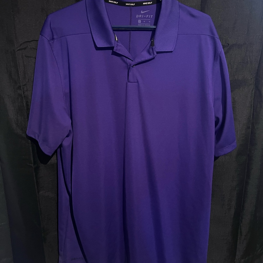 Nike Men's Polo Shirt - Purple
